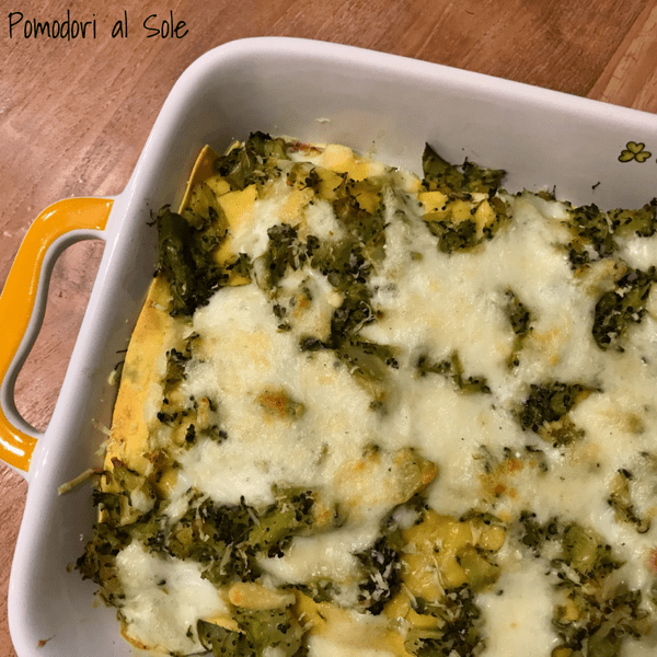 Lasagne allo zafferano con broccoli e montasio | Pomodori ...